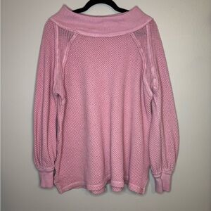We The Free Blush Cowl Neck Sweater
